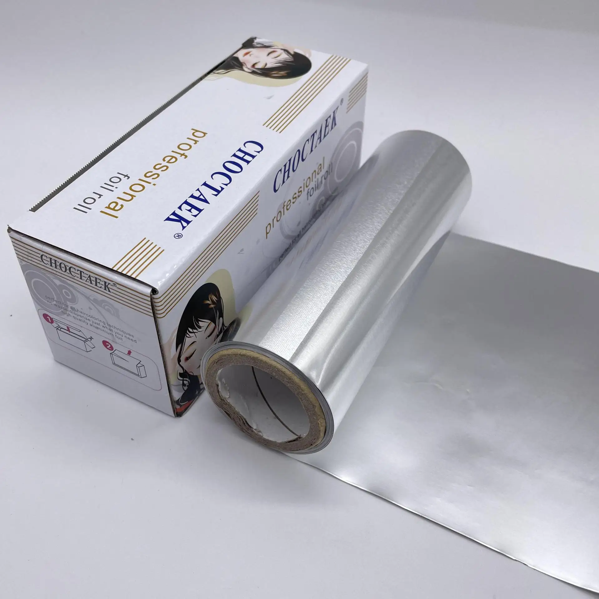 1 Roll Hair Coloring Aluminum Foil 15cmx9m Tin Aluminum Foil Sheets Hairdressing Perm Foil for Salon Barber Shop