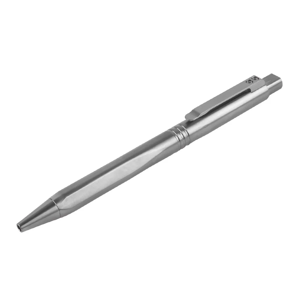 Titanium portable tactical pen business office pen titanium press gel pen
