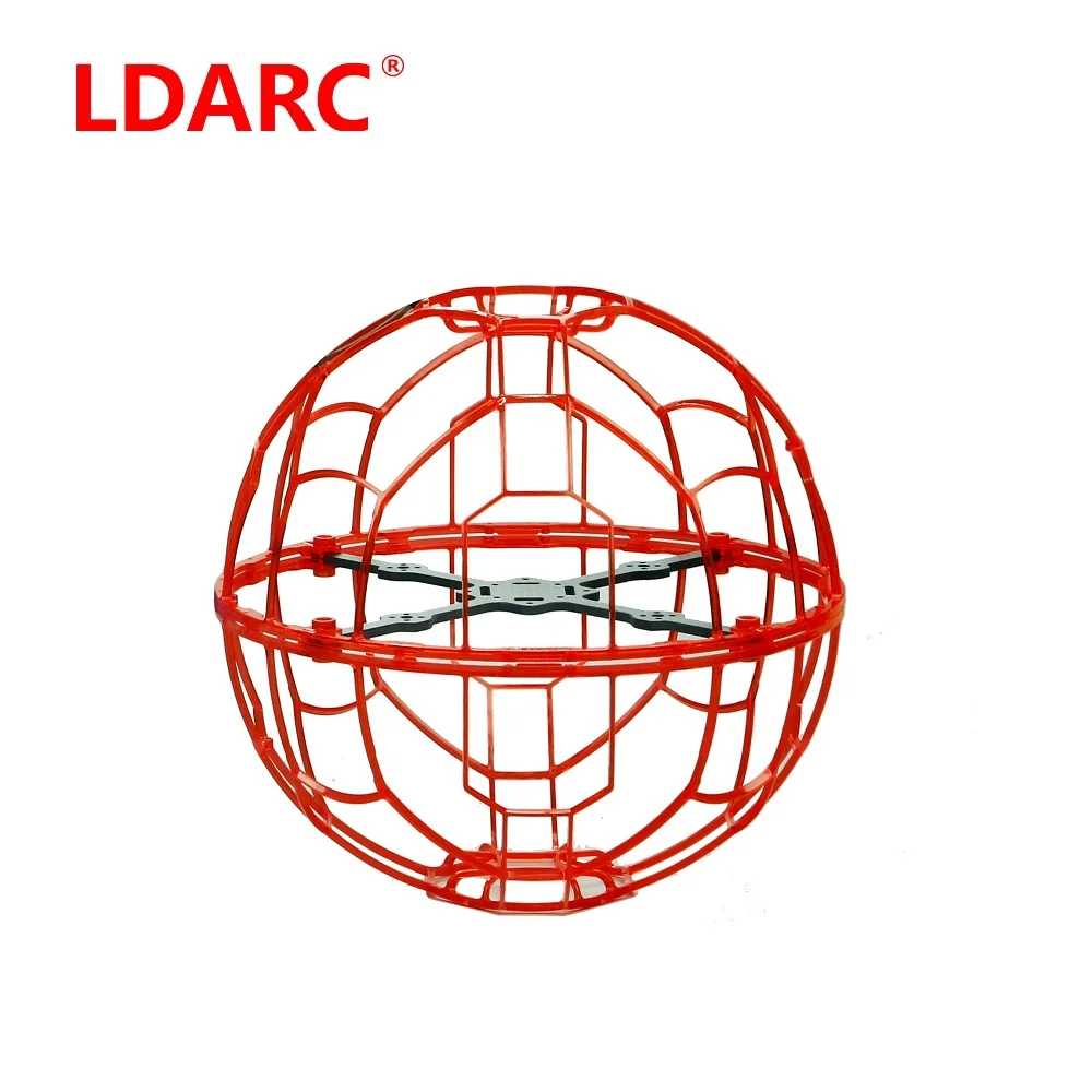 ZESTAW dronów piłkarskich LDARC Średnica 200 mm Rama kartonowa Piłka ochronna Pokrywa Klatka