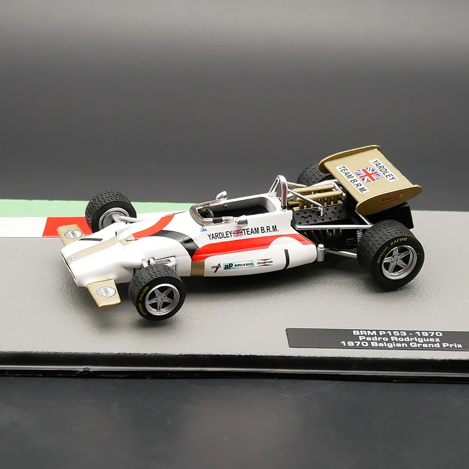 みーちゃん　日本未発売　ビッグスケールF1 コレクション　BRM P153 Ixo 1:43 BRM P153 1970 Pedro Rodriguez Diecast Car Model Metal Toy