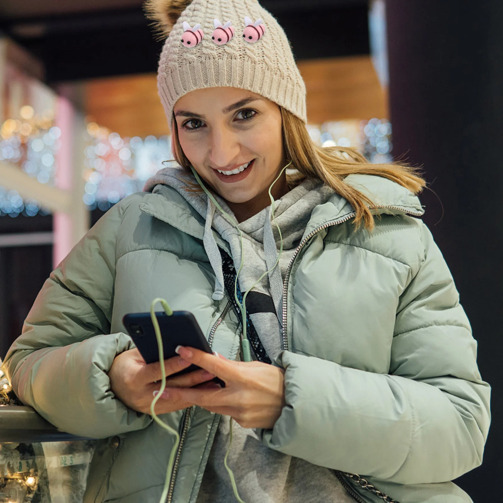 

DIY Wool Felt Bee Craft Set for Accessories Honey Theme Party Decoration Handmade Felt Ornaments