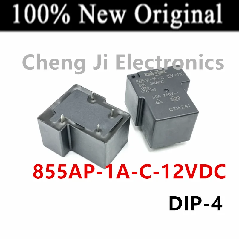 5PCS/Lot    855AP-1A-C-12VDC 、855AP-1A-C-24VDC    DIP-4   New Original High-power Signal Relay    507-2CH-F-C-24VDC