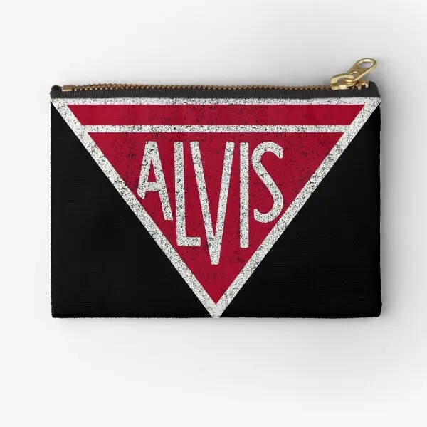 Alvis Retro British Car Company Vintage  Zipper Pouches Women Money Cosmetic Men Storage Packaging Pure Pocket Small Wallet Coin