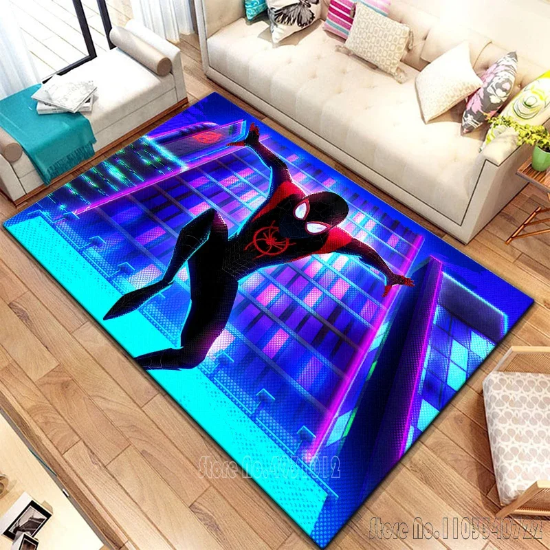 Disney SpiderMan Cool Avengers Rug Carpets 80x120cm Decor for Bathroom Kids Floor Mat Living Room Children's Bedroom Sofa