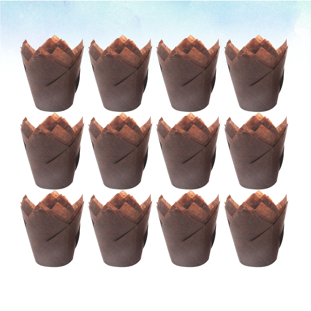 

150Pcs Trendy Cake Wrapper Paper Cups Oil Resistant For Parties Family Gatherings