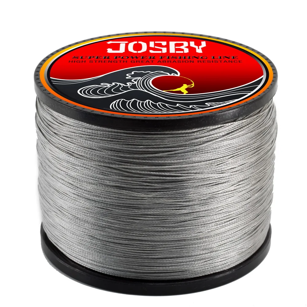 JOSBY 8 Strands Carp Fishing Line Durable Smooth Braided 4 Braid  Multifilament PE Strong Woven Thread Japanese Goods Tackle