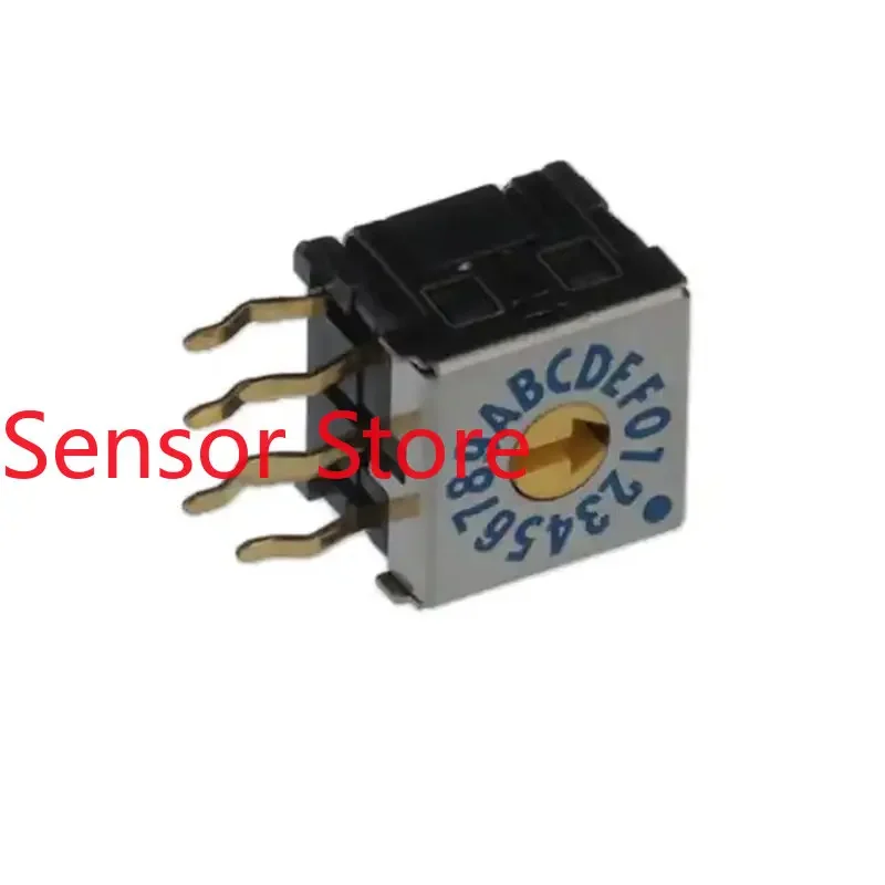 

10PCS 0-F/16-bit Side Dial Rotary Code Switch DRR7016 Positive