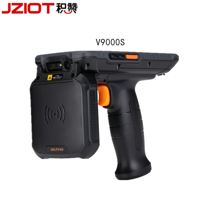 QR Code RFID Tracking Inventory Reader 18000-6C Protocol UHF Collector Handheld Scanner Barcode Collecting Machine