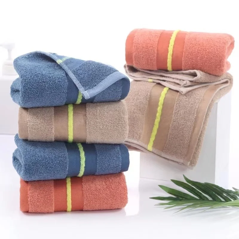 Towel plain color cut-off face wash towel gift return company welfare labor protection supplies embroidered words