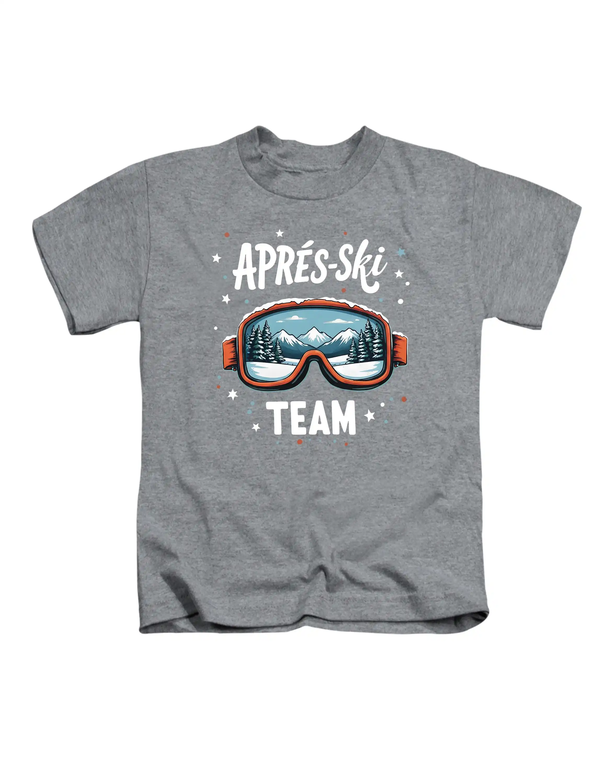Daily Outdoor Sports Style Apres Ski Team Adult T-shirt - Fashionable Ski and Drinking Top Suitable for Both Men and Women