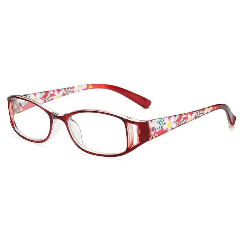 Printed Reading Glasses Gorgeous Female Anti-Blu-ray Retro HD Glasses for Elderly Fashion Reading Glasses Gafas De Lectura Mujer