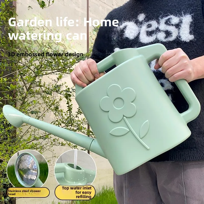 

Большая емкость, распылитель с длинным носиком, лейка для цветов и овощей, регулируемая насадка, инструмент для полива сада