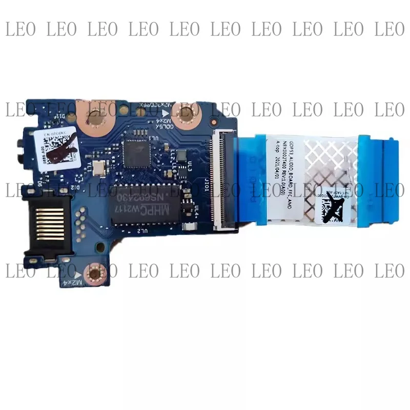 MY 7C6KC New GDP53/GDL56 LS-K66DP Audio RJ45 Lan Board For Dell Alienware M15 R5 R6