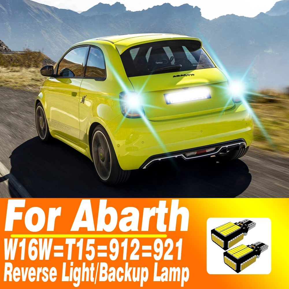 

2pcs W16W T15 921 Led Canbus No Error Reverse Light 912 Bulb Backup Lamp For Abarth 500 595 695 500c 595c 695c 500e Punto 199