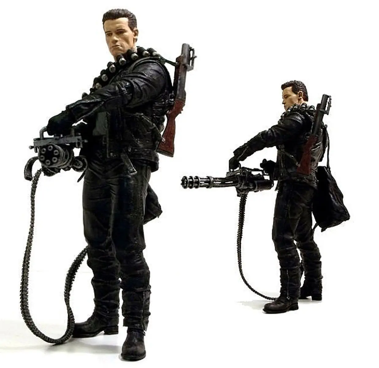 Classic Movie Arnold Schwarzenegger Doll NECA The Terminator 2 T800 T-800 Cyberdyne Showdown Model Action Figure Toy 18cm PVC