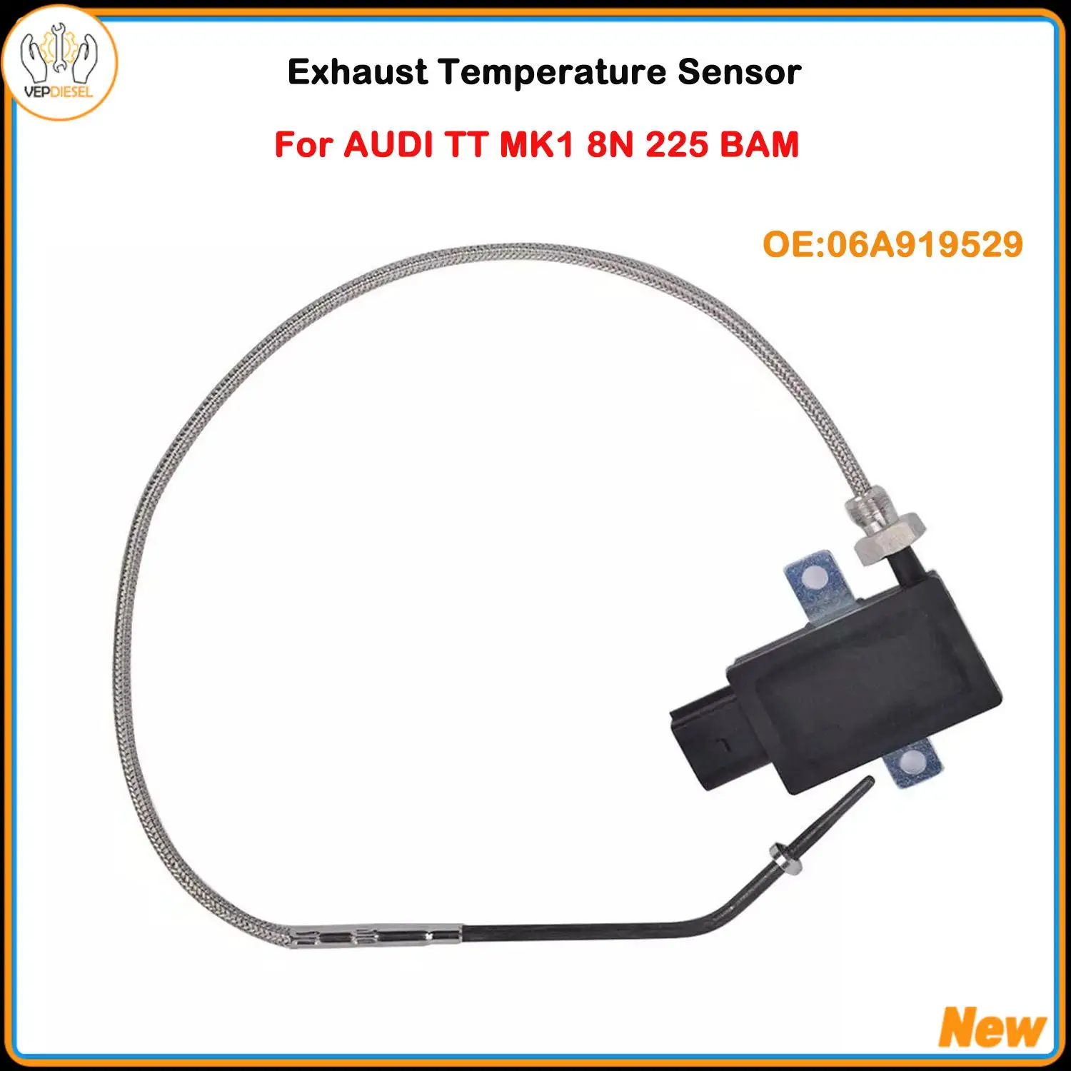 

1pc 06A919529 Exhaust Temperature Sensor For 2003-2006 AUDI TT MK1 8N 225 BAM New Car Accessories