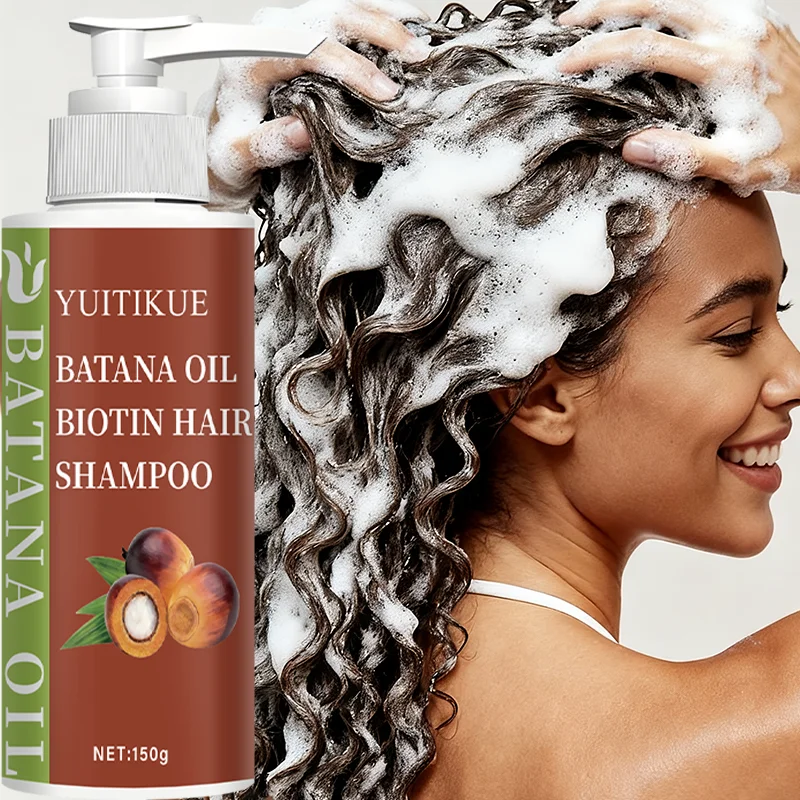 

YUITIKUE Batana Oil Biotin Hair Shampoo Nourishing Strengthening Root For All Hair Types 150g