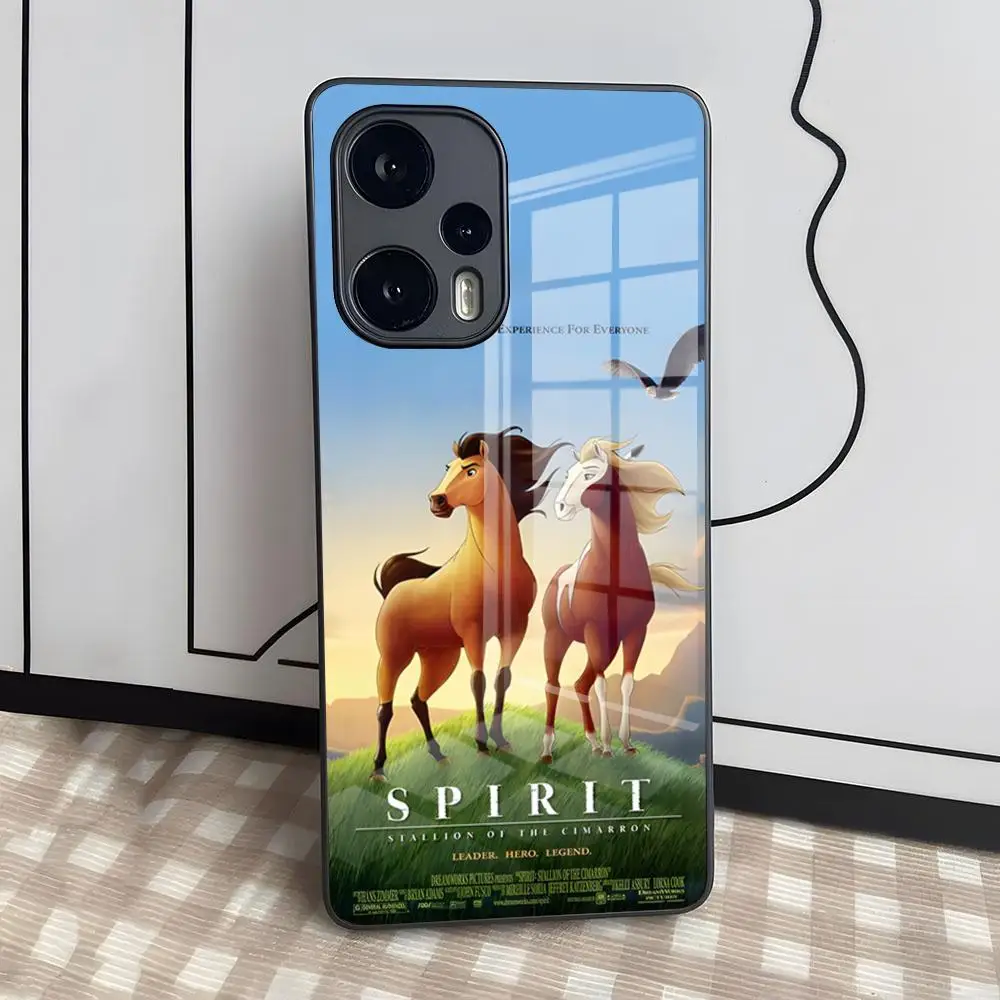 Funda de teléfono Spirit Stallion Horse para Xiaomi 14 Lite 12 Pro 11t 13 Lite POCO M6 M5 X6 X5 X3 F5 F6 Pro cubierta de cristal