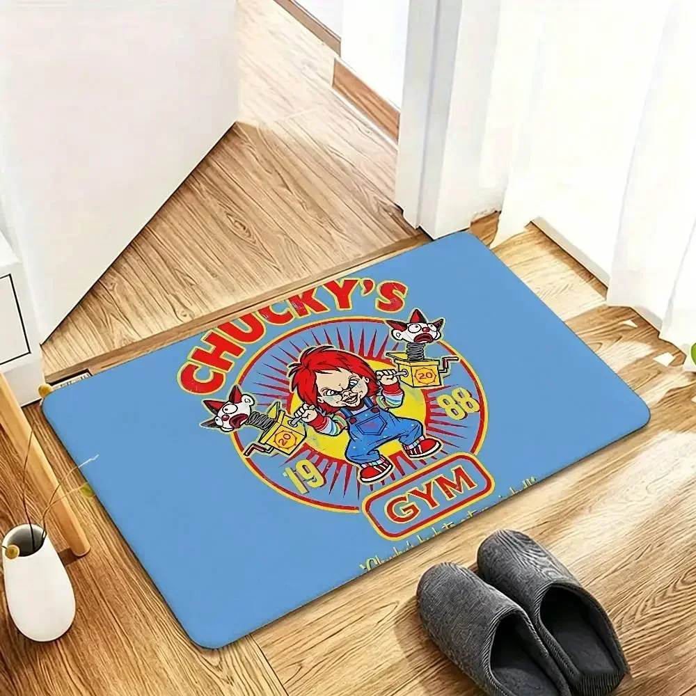 C-Custom Good Guys Chucky Doormat Mat Anti-Slip Child Floor Mat Durable Carpet Rug Bedroom Floor House Laundry Room Mat