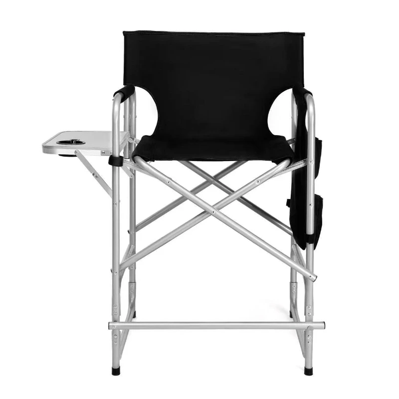Large Aluminum Chair Computer Casual Folding Outdoor Canvas Beach Chair Office Multifunctional Makeup Chair