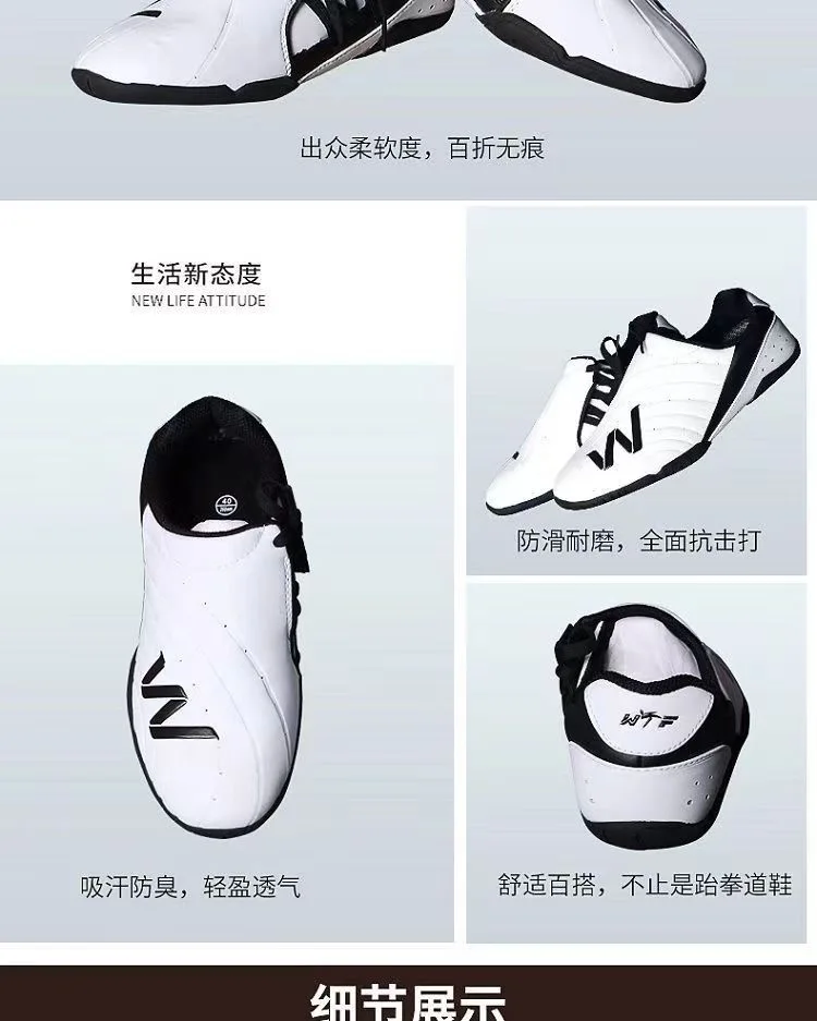 أحذية التايكوندو الجديدة لعام 2025 للرجال والنساء أحذية الكونغفو عالية الجودة أحذية رياضية أصلية للجنسين أحذية Taiji للأزواج #6