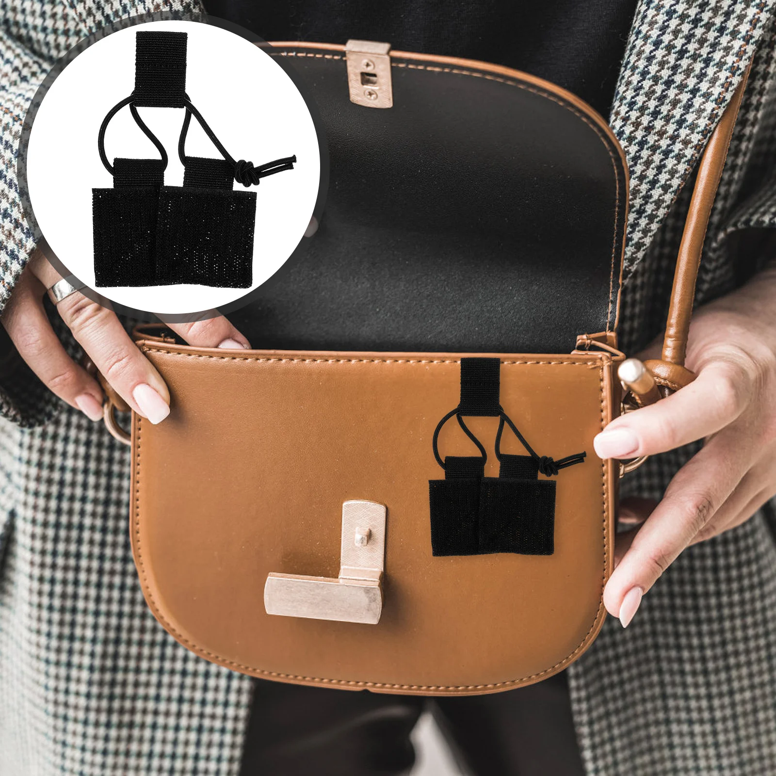 

Radio Fastener Holder for Hand Nylon Material Elastic Strap Durable Versatile Usage Radio Fastener Elastic Binding Buckle