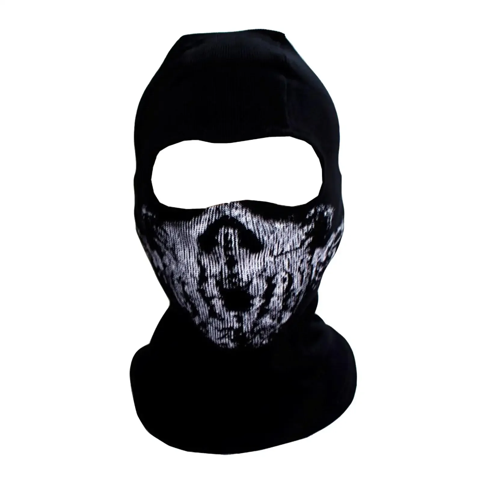 Passamontagna Moto Skull Print Moto Full Face Mask antivento sci Head Neck Warmer ciclismo Biker Hood Men Helmet Liner