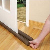 90CM 1PCS Waterproof Seal Strip Draught Excluder Stopper Door Bottom Guard Double Soundproof Flexible Wind Noise Reduction