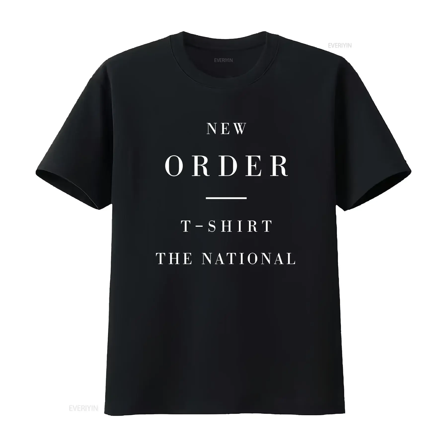 New Order T Shirt The National Size X Large vintage Washed Stretched designer clothes Comfortable Versatile Breathable Stylish