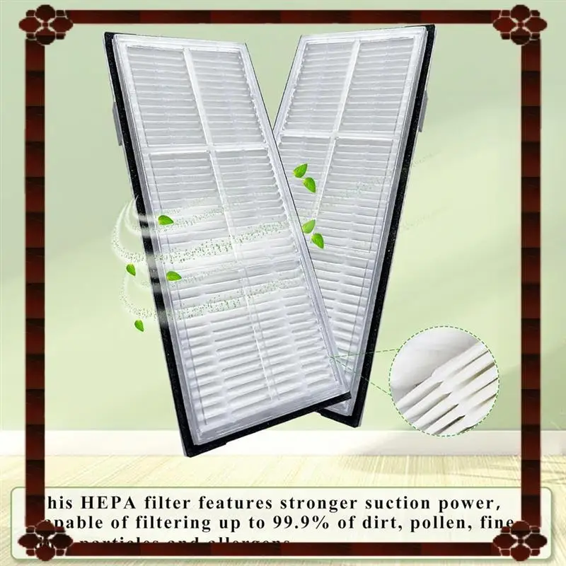 تسليم 24 ساعة لـ Roborock S7 Maxv/S7 Max Ultra/S8/S8+ /S8 Pro Ultra 6-Pack ملحقات فلتر HEPA لمكنسة الروبوت