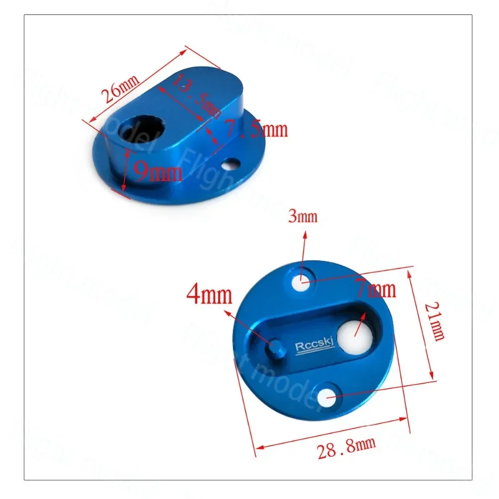 Rccskj 8101 Refueling Nozzle CNC Fuel Filler Cover for 2-3.8mm Fuel Pipe RC Model Airplane Accessories