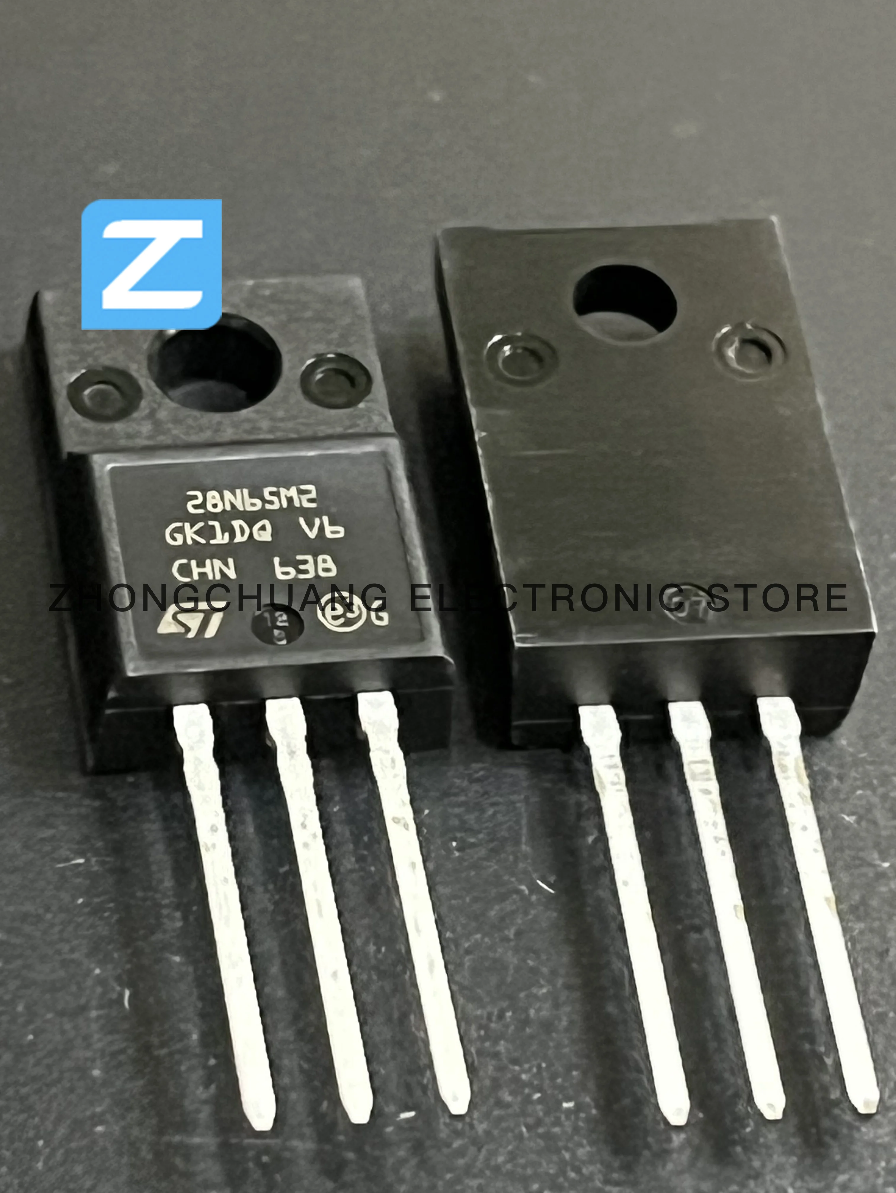 1-10 sztuk STFU28N65M2 28N65M2 TO-220F 650V 20A N-kanałowy MOSFET nowy oryginał