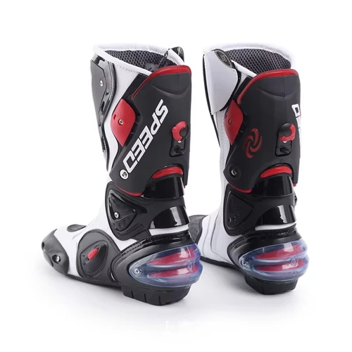 Imagen 2 del producto Botas de moto antideslizantes para hombre, zapatos de motociclista, aventura, turismo, Motocross, MTB, botas de moto de cross, accesorios para motocicleta