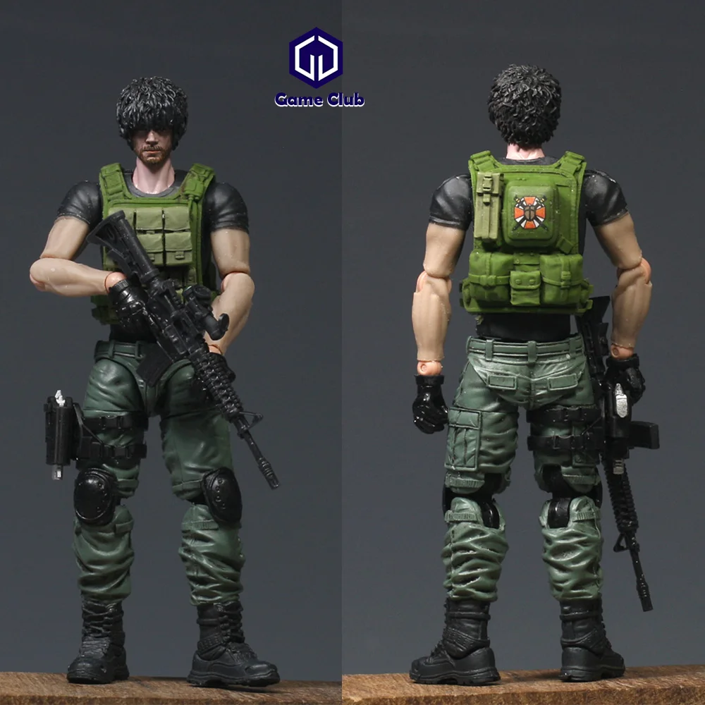 Ba Ye Studio 1/18 Scale Male Special Forces Unit Carlos Mercenaries Bullet Proof Vest Accessories For 3.75in Action Figure Model