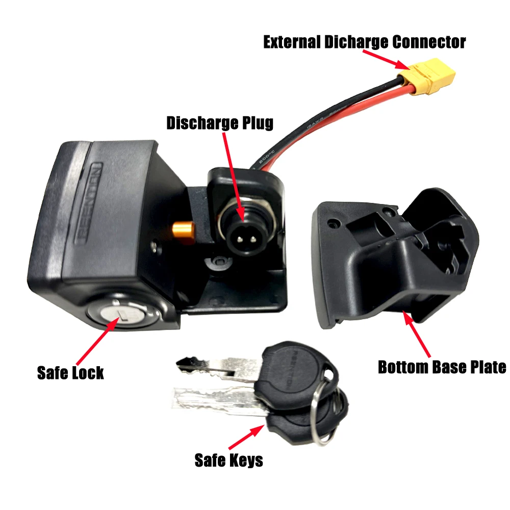 Plastic Mount Base for Reention Dorado ID-Mini ID-Pro ID-Plus ID-Max ID-21700, 250W 500W, Corolla NCM, Moscow Qerly Bike Battery