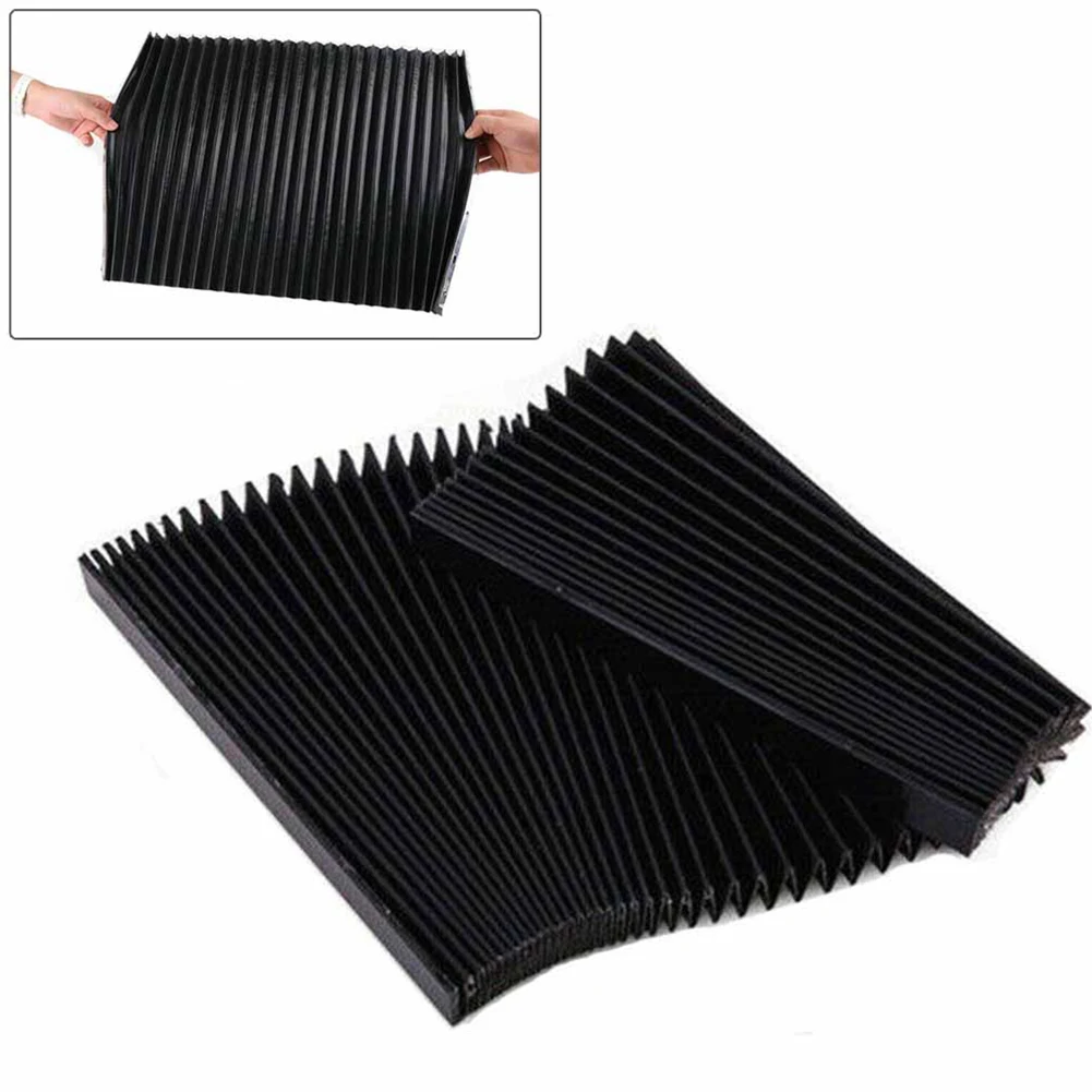 

Milling Machine Flexible Guard Dust Cloth Three-proof Cloth Protective Flat Accordion Bellows Cover Tool 1.5 Meters*15mm CNC