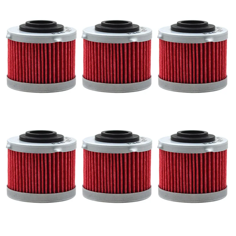 1/2/4/6PCS Motorcycle Oil Filter Cleaner For Aprilia Scooter 125 200 Scarabeo Light AP3HAA000309