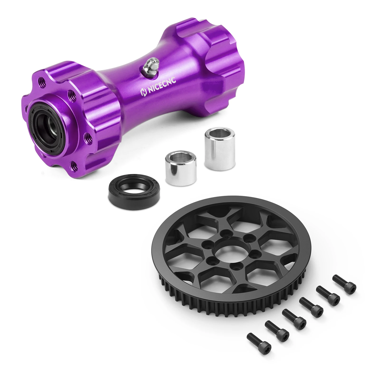 AliExpress NICECNC For Surron Light Bee X S L1E Electric Dirt Bike 2024 Aluminum Middle Drive Axis & Secondary Pulley For Segway X160 X260