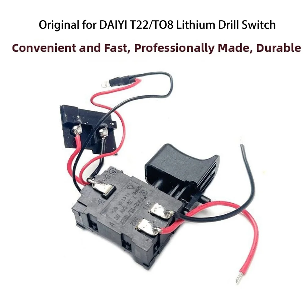 For T28/T08 Lithium Electric Drills T28 T08 Lithium Electric Drill Switch Replacement Part Industrial Grade