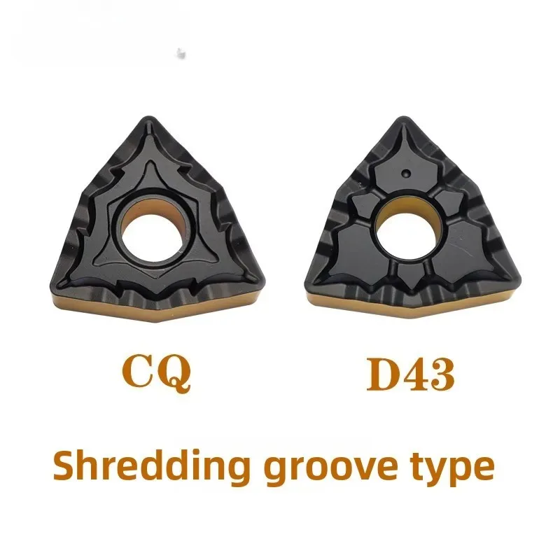 Zhuzhou Two-coated CNC Turning Insert WNMG080408 for Steel, Roughing, Chip Breaking UF/TM/CQ