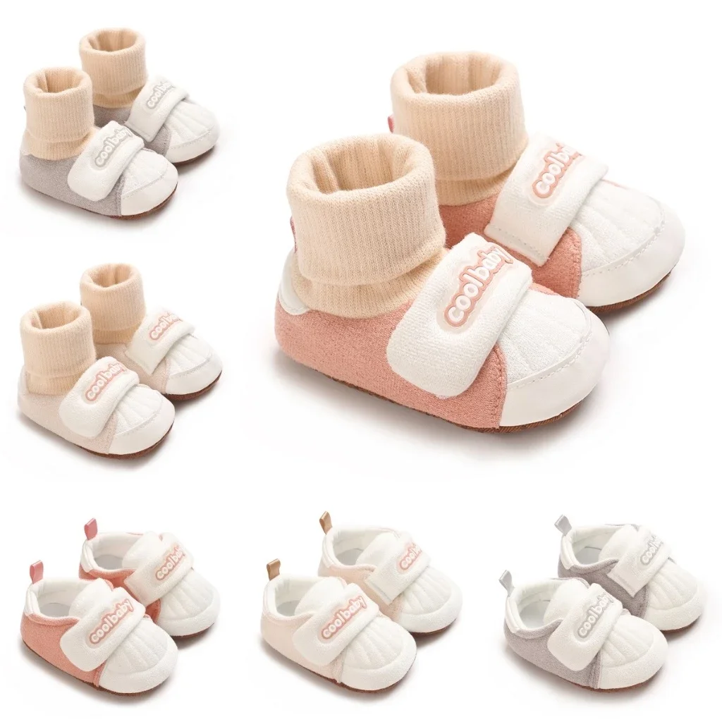 

Детская обувь, зимняя теплая хлопковая обувь для мальчиков и девочек, детская прогулочная обувь для детей 0-1 года