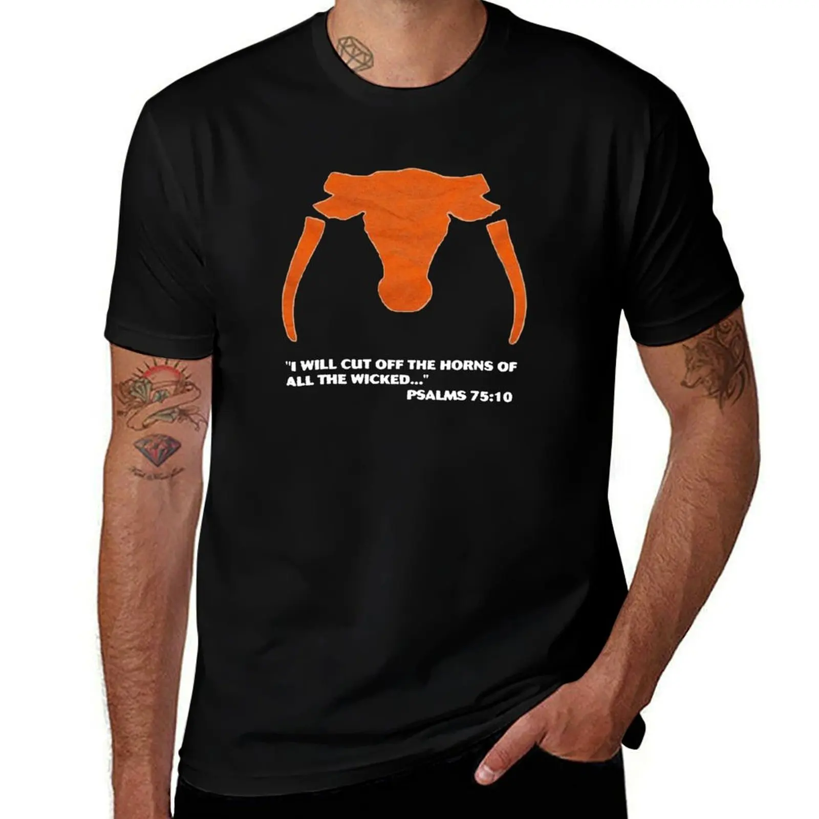 1997 I Will Cut Off The Horns Of The Wicked... Psalms 7510 Vintage WHOOP! Classic Banned 90s T-Shirt