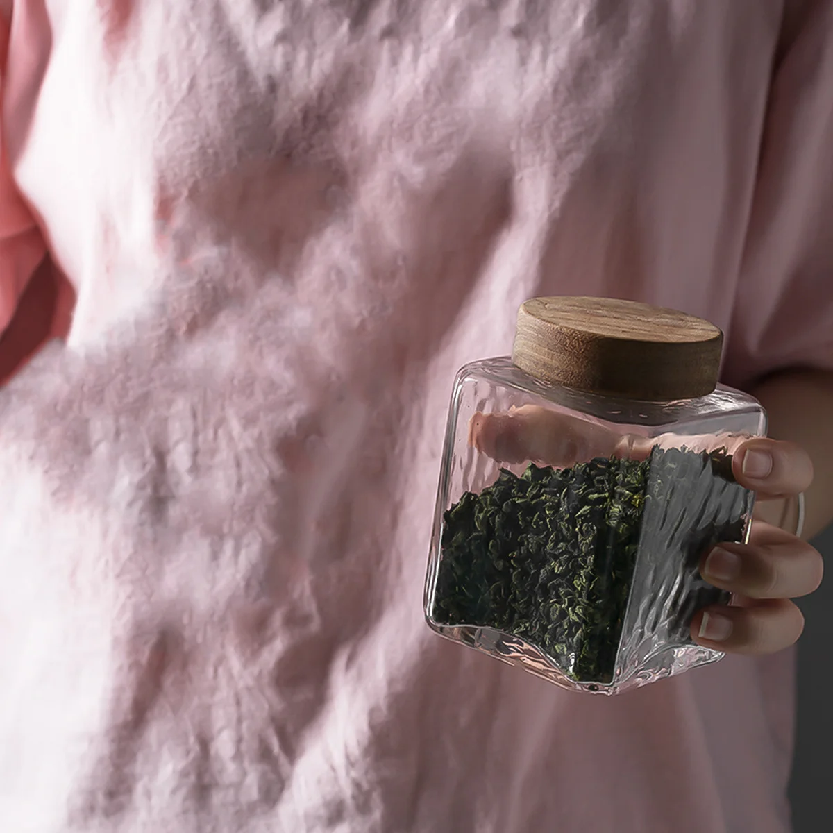 

350Ml Storage Jars Airtight Food Containers For Dry Goods Tea Coffee Sugar Salt Candy Kitchen Pantry Organization Sealed