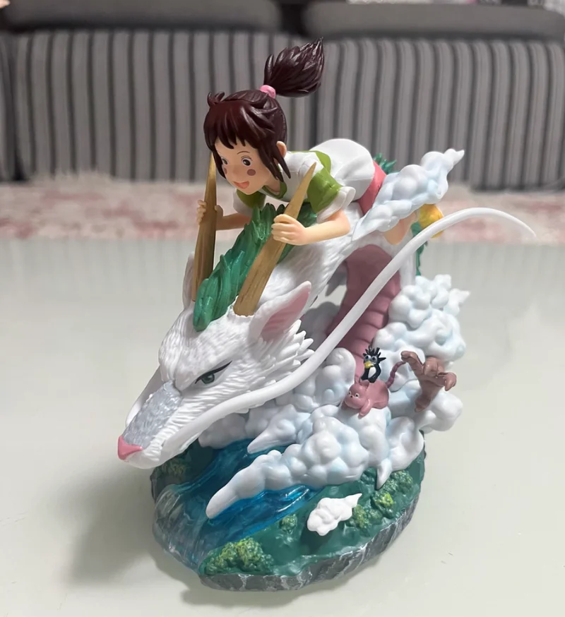 En Stock figura de dibujos animados de Anime Ogino Chihiro y Nigihayami Kohakunushi figuras de acción Pvc modelo de acción muñeca juguete para regalo coleccionable