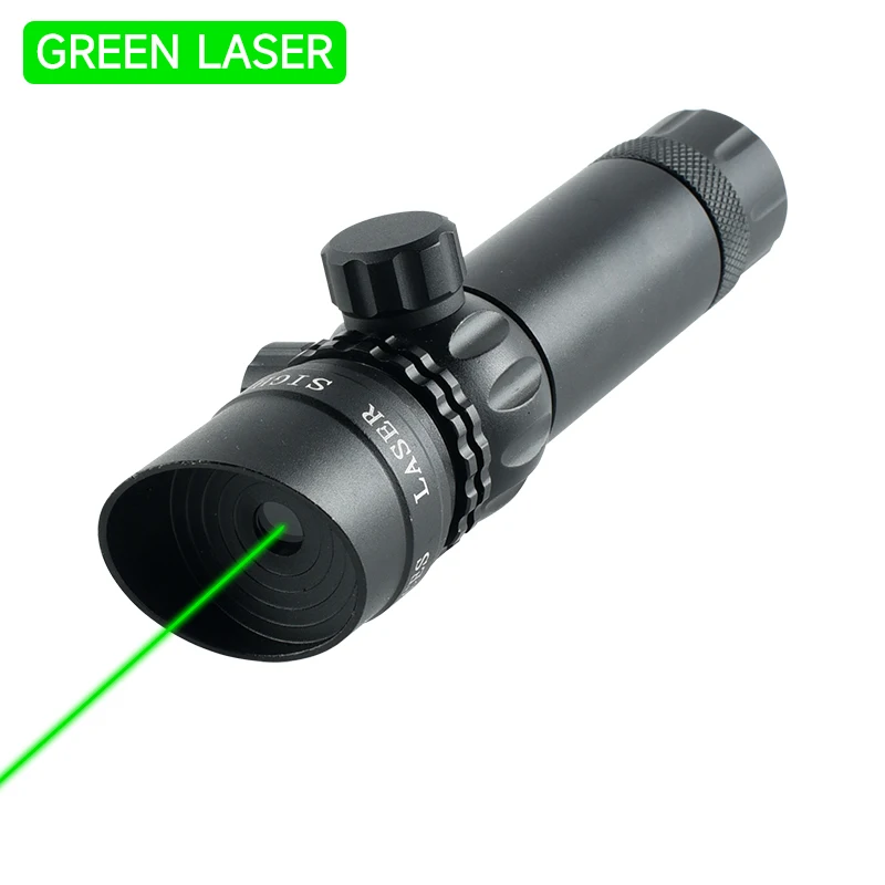 Taktisches Gewehr Red Dot Laser Leistungsstarkes Outdoor-Laservisierzubehör mit Druckschalter für Picatinny-Schiene 20 mm Halterung