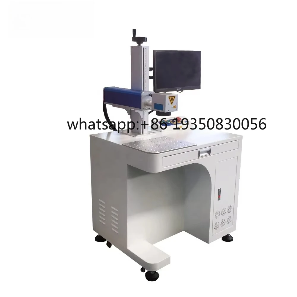 Hot Sale 20w 30w 50w 100w Raycus Fiber  Marker Fiber Engraving Marking Machine for Metal Silver Gold Jewelry