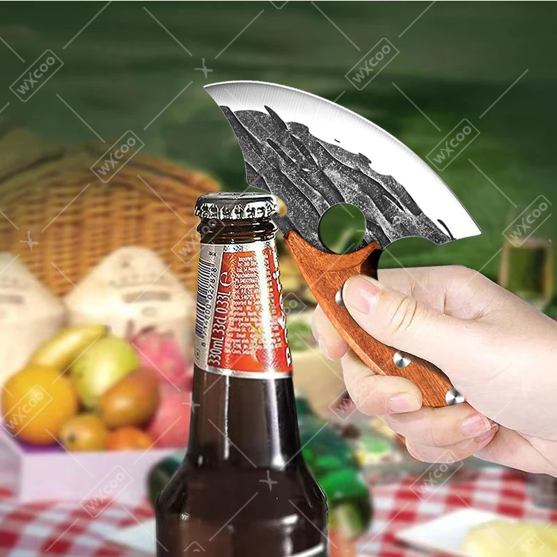 WXCOO Professional Chef Knife Kitchen Knife for BBQ Meat Cleaver Hand-forged Boning Butcher Knife Household 1~4PCS Cooking Knife