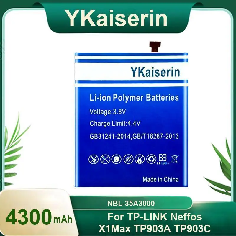 

Аккумулятор мобильного телефона для TP-Link Neffos X1max TP903A TP903C 4300 мАч Nbl-35A3000, долговечный