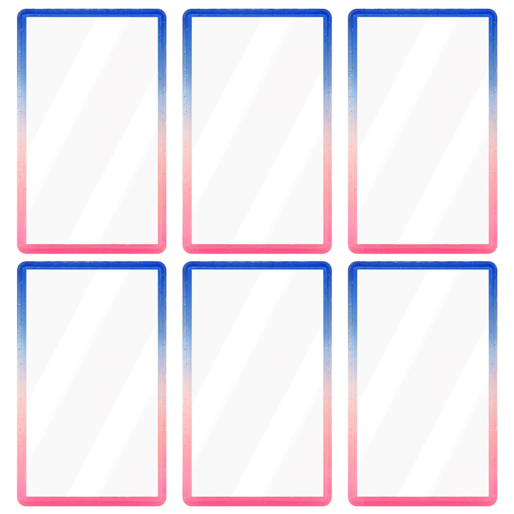 6 stuks gegradeerde kaarthouder voor standaard PSA slab case, meerdere kleuren, stapelbaar, gemaakt voor PSA, TPU en PC ontwerp