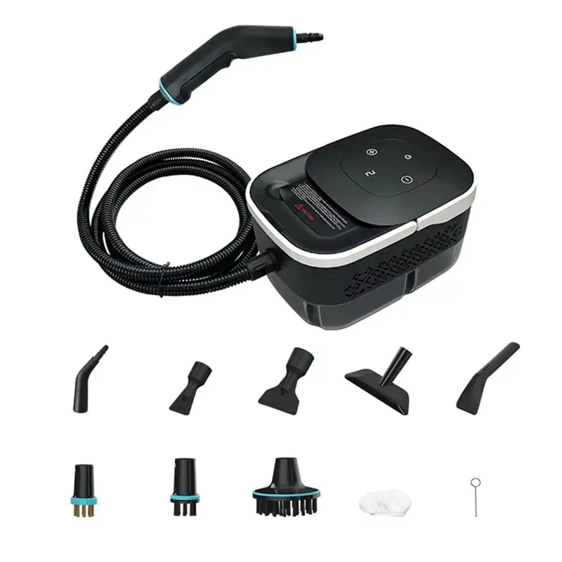 

A98E-High Pressure Steam Cleaner Machine 2500W Air Conditioner Kitchen Handlend Hood Car Home Appliances EU Plug Black